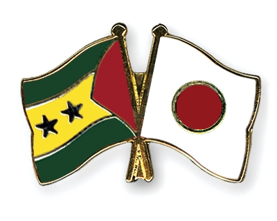 Fahnen Pins Sao-Tome-und-Principe Japan
