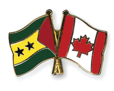Fahnen Pins Sao-Tome-und-Principe Kanada