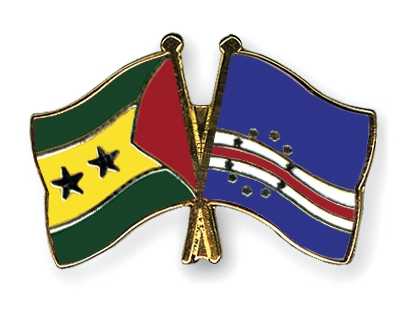 Fahnen Pins Sao-Tome-und-Principe Kap-Verde
