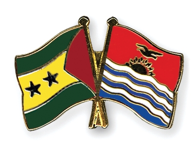 Fahnen Pins Sao-Tome-und-Principe Kiribati