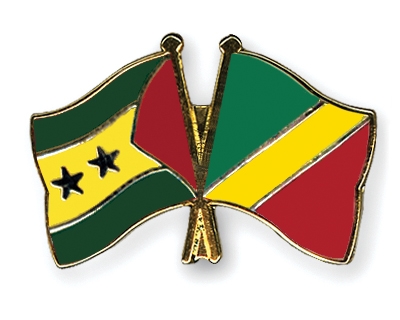 Fahnen Pins Sao-Tome-und-Principe Kongo-Republik
