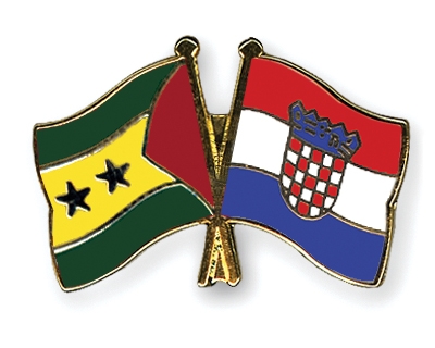 Fahnen Pins Sao-Tome-und-Principe Kroatien