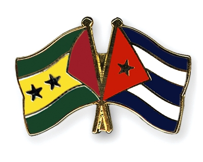 Fahnen Pins Sao-Tome-und-Principe Kuba