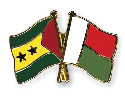 Fahnen Pins Sao-Tome-und-Principe Madagaskar