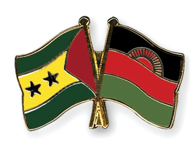 Fahnen Pins Sao-Tome-und-Principe Malawi