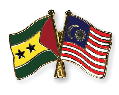 Fahnen Pins Sao-Tome-und-Principe Malaysia