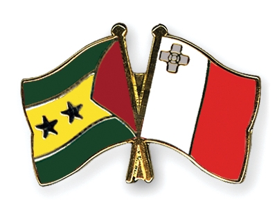 Fahnen Pins Sao-Tome-und-Principe Malta