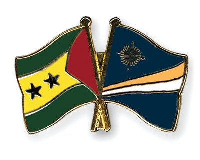 Fahnen Pins Sao-Tome-und-Principe Marshallinseln