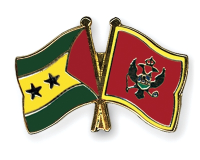 Fahnen Pins Sao-Tome-und-Principe Montenegro