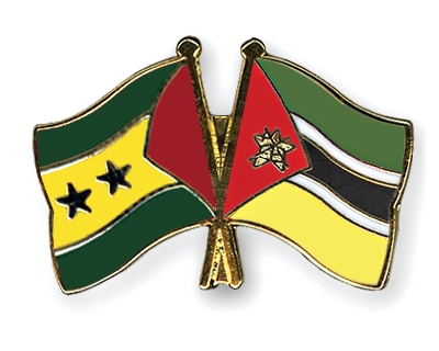 Fahnen Pins Sao-Tome-und-Principe Mosambik