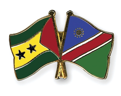 Fahnen Pins Sao-Tome-und-Principe Namibia
