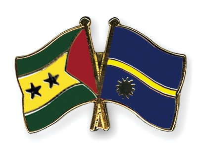 Fahnen Pins Sao-Tome-und-Principe Nauru