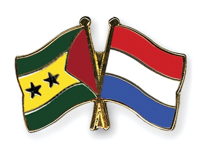 Fahnen Pins Sao-Tome-und-Principe Niederlande