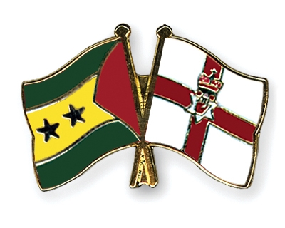 Fahnen Pins Sao-Tome-und-Principe Nordirland