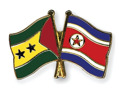 Fahnen Pins Sao-Tome-und-Principe Nordkorea