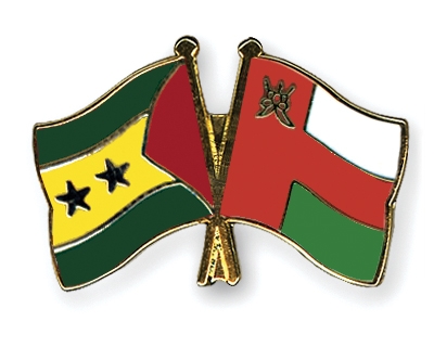 Fahnen Pins Sao-Tome-und-Principe Oman