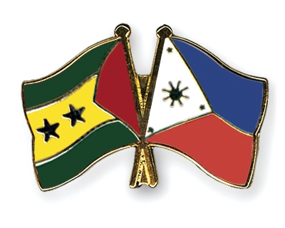 Fahnen Pins Sao-Tome-und-Principe Philippinen