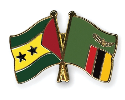 Fahnen Pins Sao-Tome-und-Principe Sambia