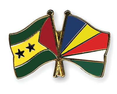Fahnen Pins Sao-Tome-und-Principe Seychellen