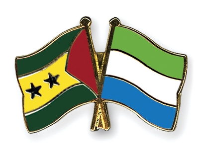 Fahnen Pins Sao-Tome-und-Principe Sierra-Leone