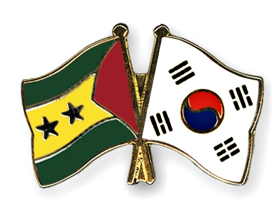 Fahnen Pins Sao-Tome-und-Principe Sdkorea