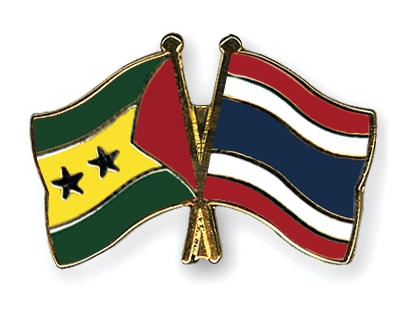 Fahnen Pins Sao-Tome-und-Principe Thailand