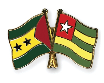 Fahnen Pins Sao-Tome-und-Principe Togo