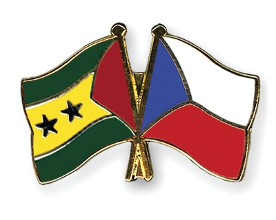 Fahnen Pins Sao-Tome-und-Principe Tschechische-Republik