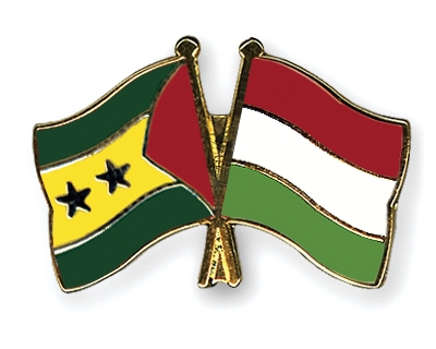 Fahnen Pins Sao-Tome-und-Principe Ungarn