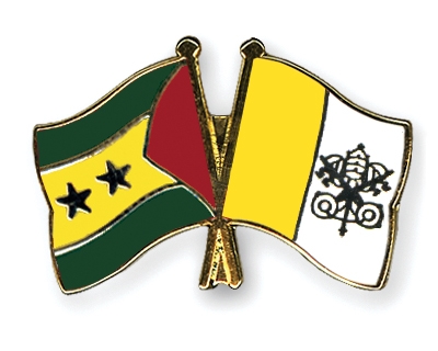 Fahnen Pins Sao-Tome-und-Principe Vatikanstadt