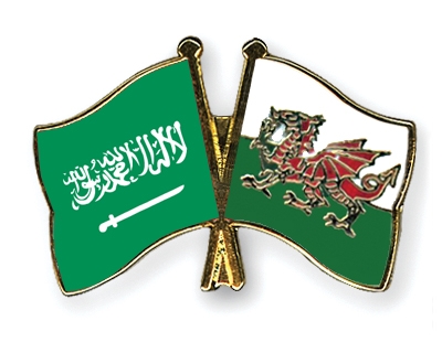 Fahnen Pins Saudi-Arabien Wales