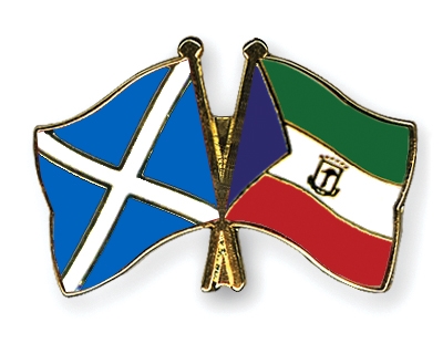 Fahnen Pins Schottland quatorialguinea