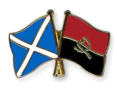 Fahnen Pins Schottland Angola