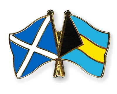 Fahnen Pins Schottland Bahamas