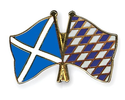 Fahnen Pins Schottland Bayern