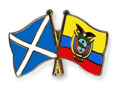 Fahnen Pins Schottland Ecuador