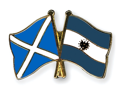 Fahnen Pins Schottland El-Salvador