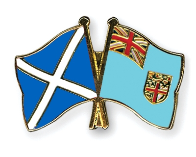 Fahnen Pins Schottland Fidschi