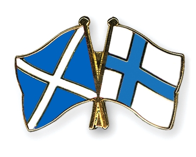 Fahnen Pins Schottland Finnland