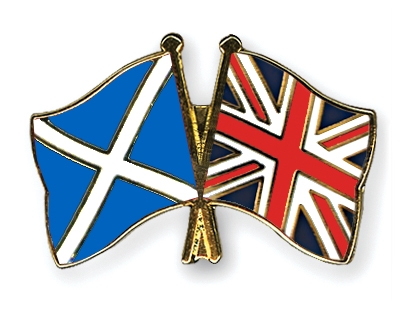 Fahnen Pins Schottland Grossbritannien