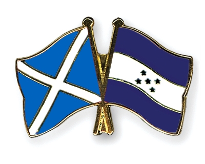 Fahnen Pins Schottland Honduras