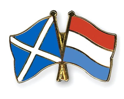 Fahnen Pins Schottland Luxemburg