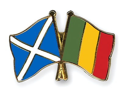 Fahnen Pins Schottland Mali