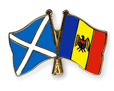Fahnen Pins Schottland Moldau