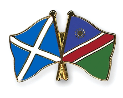 Fahnen Pins Schottland Namibia