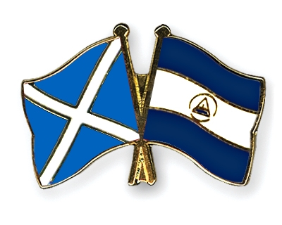 Fahnen Pins Schottland Nicaragua