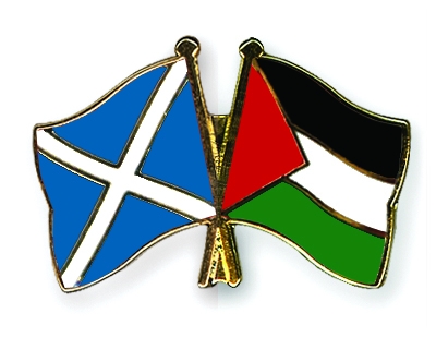 Fahnen Pins Schottland Palstina