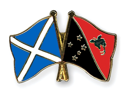 Fahnen Pins Schottland Papua-Neuguinea