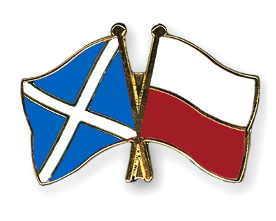 Fahnen Pins Schottland Polen