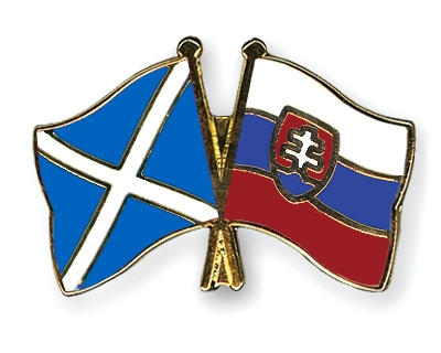 Fahnen Pins Schottland Slowakei